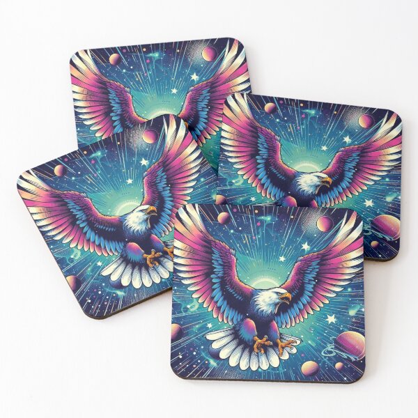 Item preview, colorful eagle designed and sold by Dogandesighn.