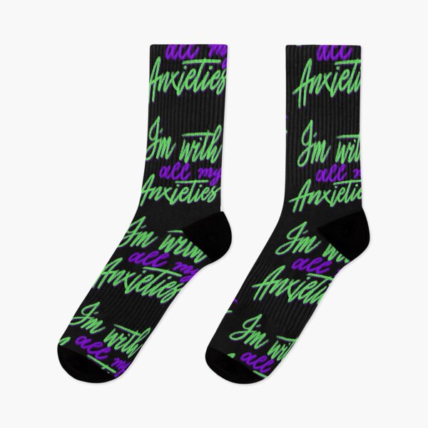 Item preview, I’m with all my anxieties designed and sold by VirtuallyCreativ .