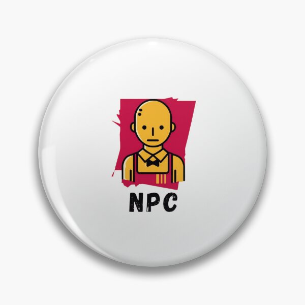 Item preview, NPC Character Minimalist Design - Gaming Culture Art designed and sold by Colorful-Garden.
