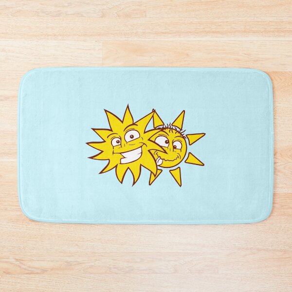 Item preview, 2 Suns Funny Faces Laugh Crazy Comic Cartoon Team designed and sold by shirt-o-mat.