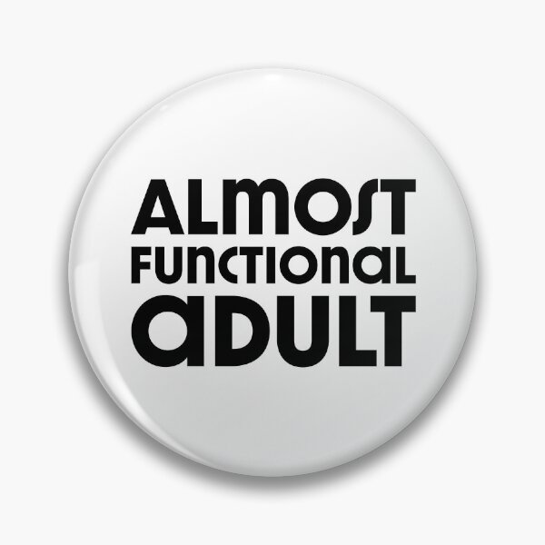 Item preview, Almost Functional Adult - Black designed and sold by sillyjess.