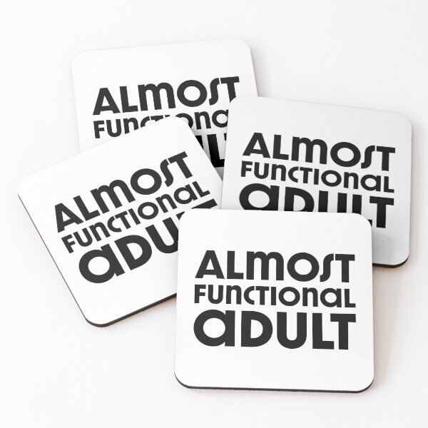 Item preview, Almost Functional Adult - Black designed and sold by sillyjess.