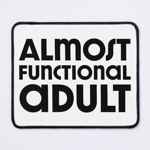 Item preview, Almost Functional Adult - Black designed and sold by sillyjess.