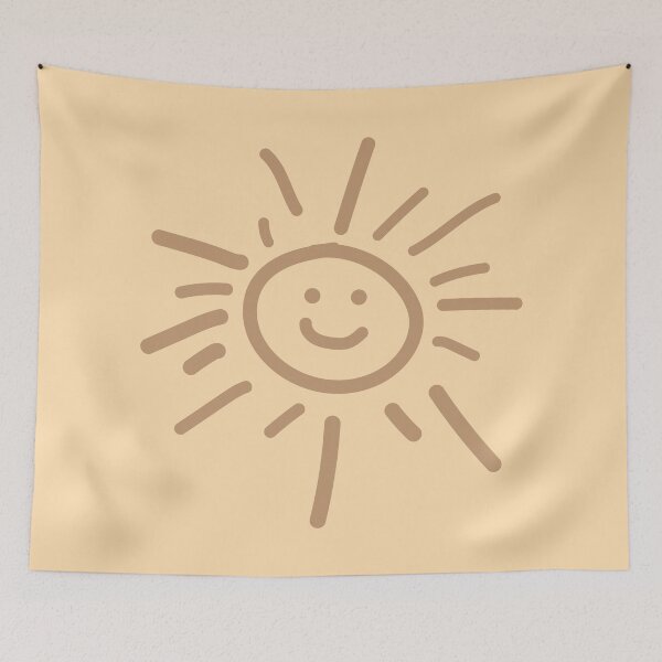 Item preview, Sandy smiley face designed and sold by TrulyRuby.