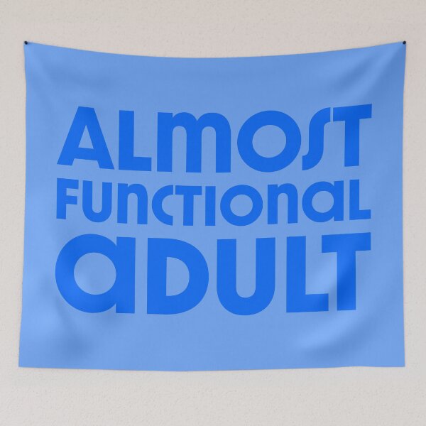 Item preview, Almost Functional Adult - Cornflower designed and sold by sillyjess.