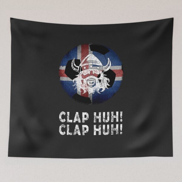 Item preview, Iceland Football Soccer World Cup CLAP HUH War Chant designed and sold by DeesDeesigns.