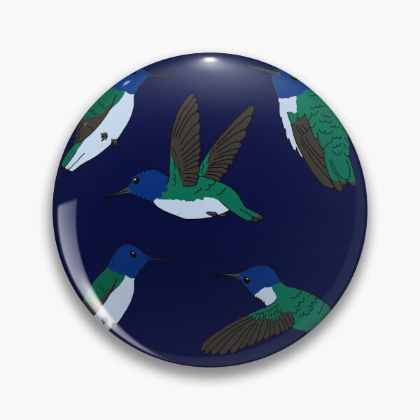 Item preview, White Necked Jacobin Hummingbird designed and sold by Leapingdoe.