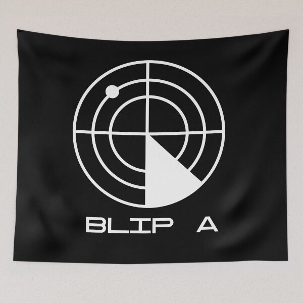 Item preview, Blip A Minimalist Line Art (White) designed and sold by LDBW.