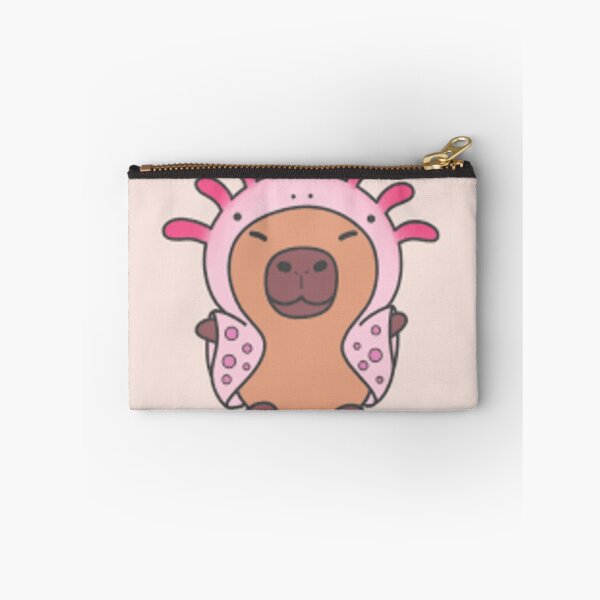 Item preview, Axolotl-Cloak Capybara Art designed and sold by Capybros.