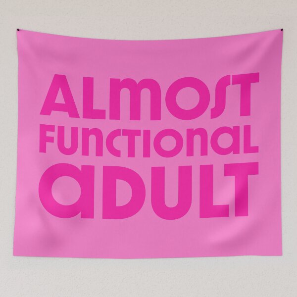 Item preview, Almost Functional Adult - Pink designed and sold by sillyjess.