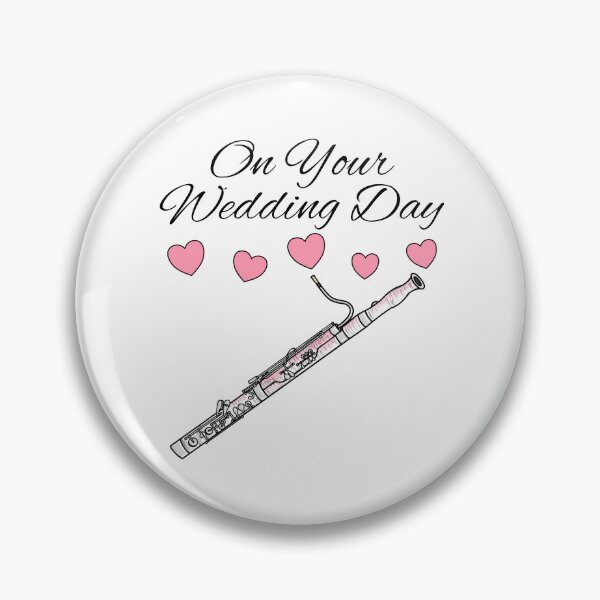 Item preview, On Your Wedding Day, Bassoon Player Woodwind Musician designed and sold by doodlerob.