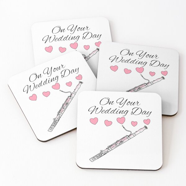 Item preview, On Your Wedding Day, Bassoon Player Woodwind Musician designed and sold by doodlerob.