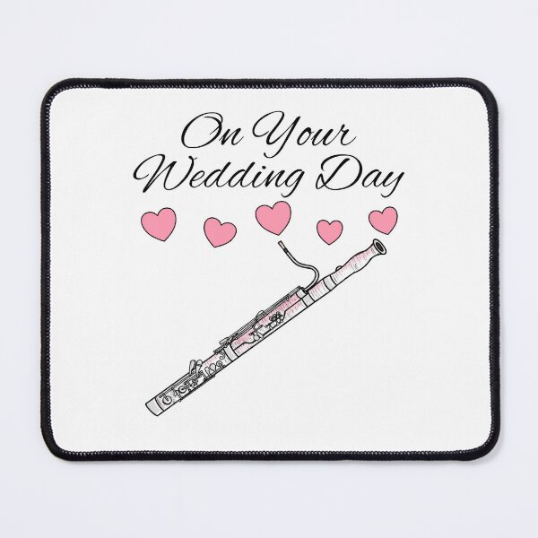 Item preview, On Your Wedding Day, Bassoon Player Woodwind Musician designed and sold by doodlerob.