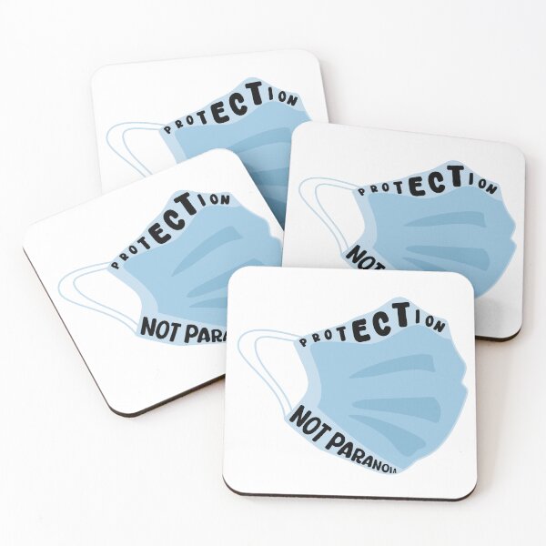 Item preview, Protection Not Paranoia COVID-19 Mask designed and sold by spooniecentral.