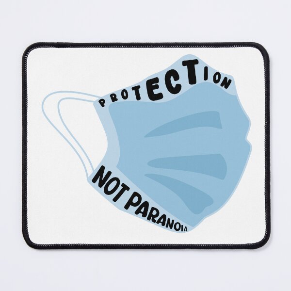 Item preview, Protection Not Paranoia COVID-19 Mask designed and sold by spooniecentral.