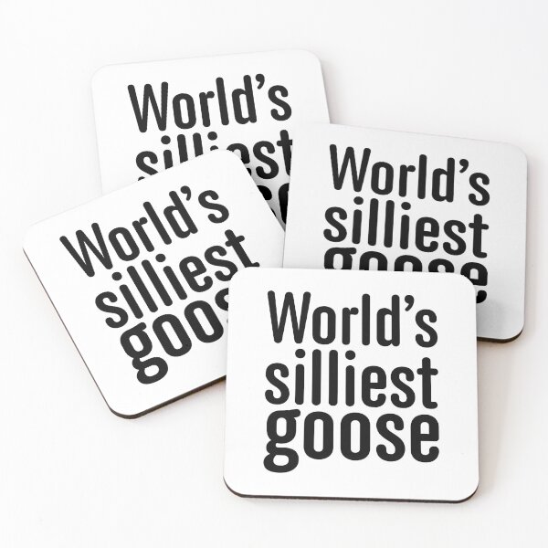 Item preview, World's Silliest Goose - Black designed and sold by sillyjess.