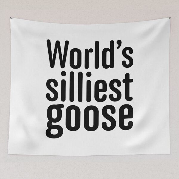Item preview, World's Silliest Goose - Black designed and sold by sillyjess.