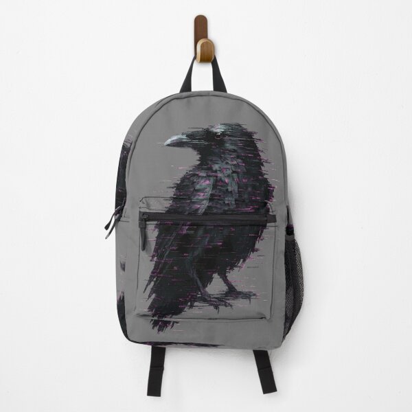 Item preview, Glitch Raven Art – Dark Cyber Crow Digital Distortion Design designed and sold by Shoot-The-Moon.