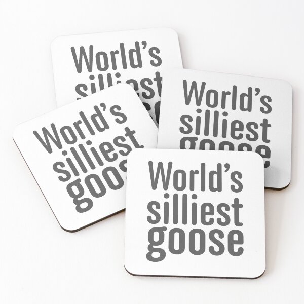 Item preview, World's Silliest Goose - Grey designed and sold by sillyjess.
