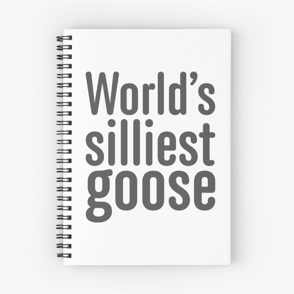 Item preview, World's Silliest Goose - Grey designed and sold by sillyjess.