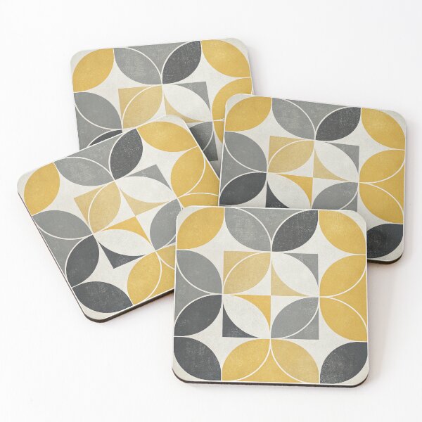 Item preview,  Rounded Geometric Squares – Bauhaus Inspired Abstract designed and sold by zaina.sho.