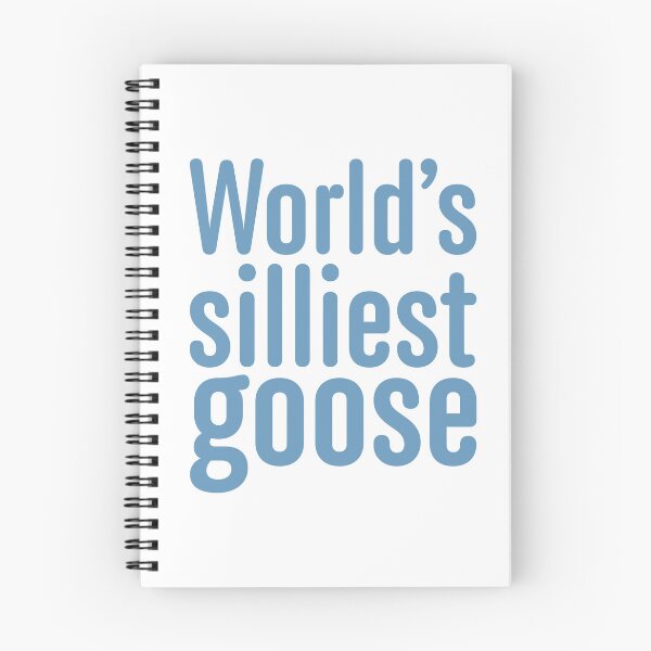 Item preview, World's Silliest Goose - Steel Blue designed and sold by sillyjess.