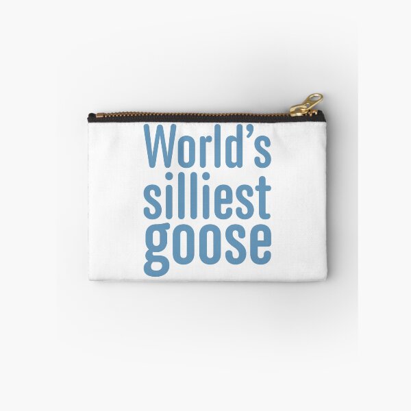 Item preview, World's Silliest Goose - Steel Blue designed and sold by sillyjess.