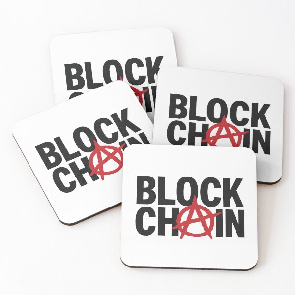 Item preview, Blockchain Anarchy Shirt – Red A on White Crypto Minimalist designed and sold by WAUZ.