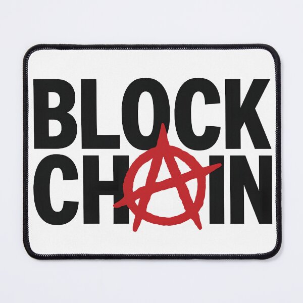 Item preview, Blockchain Anarchy Shirt – Red A on White Crypto Minimalist designed and sold by WAUZ.