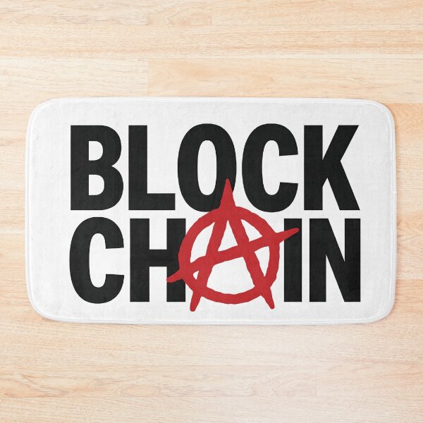Item preview, Blockchain Anarchy Shirt – Red A on White Crypto Minimalist designed and sold by WAUZ.