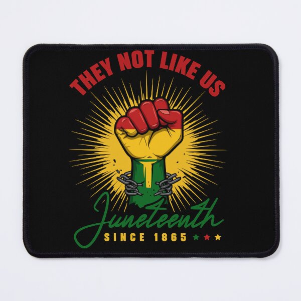 Item preview, They Not Like Us – Juneteenth 1865 Raised-Fist Freedom Design designed and sold by GraphixSpark.