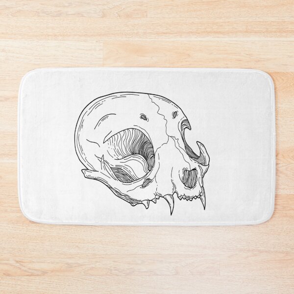 Item preview, Cat Skull  designed and sold by witchlingart.