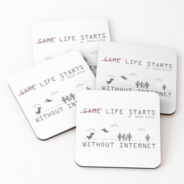 Item preview, Life starts without internet designed and sold by melissamaduka.