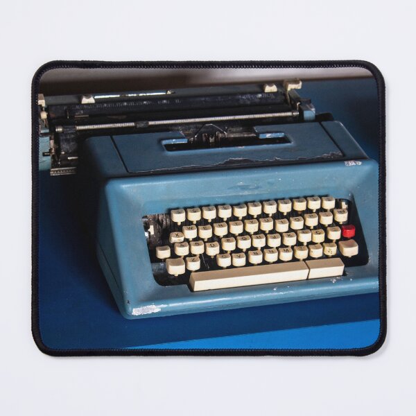 Item preview, Old blue typewriter. designed and sold by felipequeiroz.