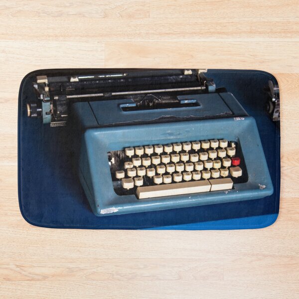 Item preview, Old blue typewriter. designed and sold by felipequeiroz.
