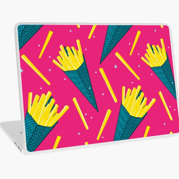 Belgian fries and pop colors! Laptop Skin