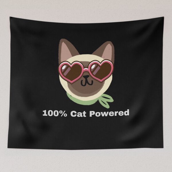 Item preview, 100% Cat powered designed and sold by WynnieShop.