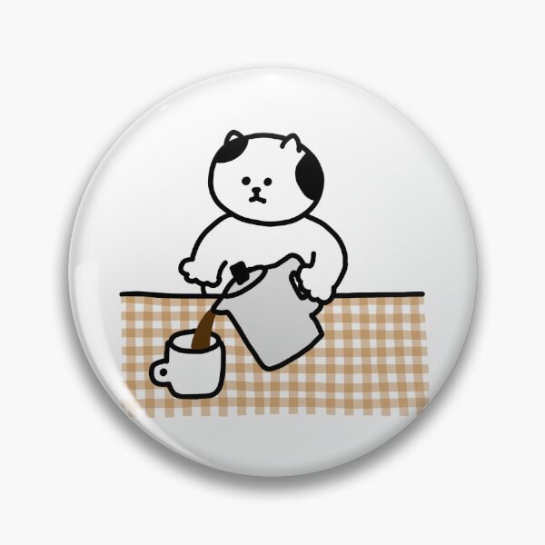 Item preview, a Cat making coffee designed and sold by superbaechoo.
