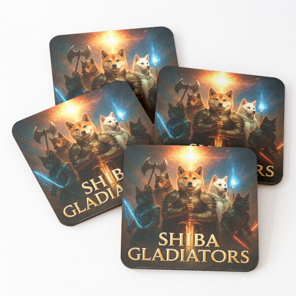 Item preview, Shiba Gladiators – Legends of Light designed and sold by SUNAGIMO9999.