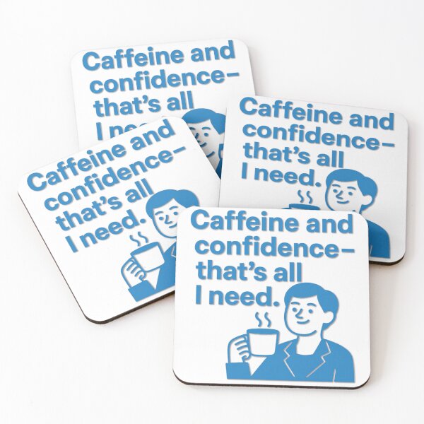 Item preview, Caffeine and Confidence The Simple Secret to Success designed and sold by PS1982 Art Design.