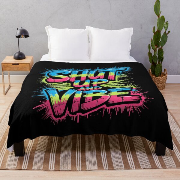 Item preview, Vibes Street Style Bold Graffiti Shut Up and Vibe Streetwear designed and sold by w1ckerman.