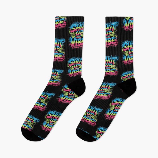 Item preview, Vibes Street Style Bold Graffiti Shut Up and Vibe Streetwear designed and sold by w1ckerman.