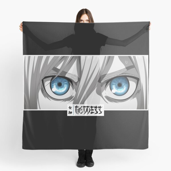 Item preview, Goddess Anime Eyes Monochrome Japanese Cozy Manga designed and sold by Otakurypto.