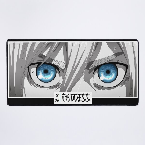 Item preview, Goddess Anime Eyes Monochrome Japanese Cozy Manga designed and sold by Otakurypto.