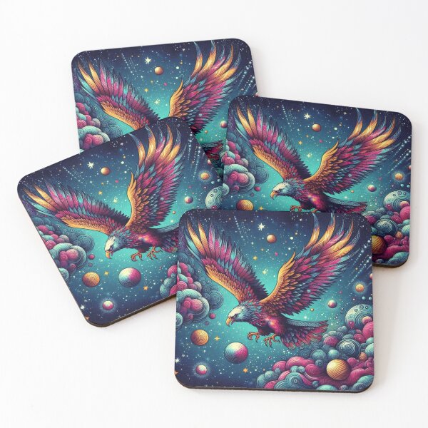 Item preview, colorful eagle designed and sold by Dogandesighn.