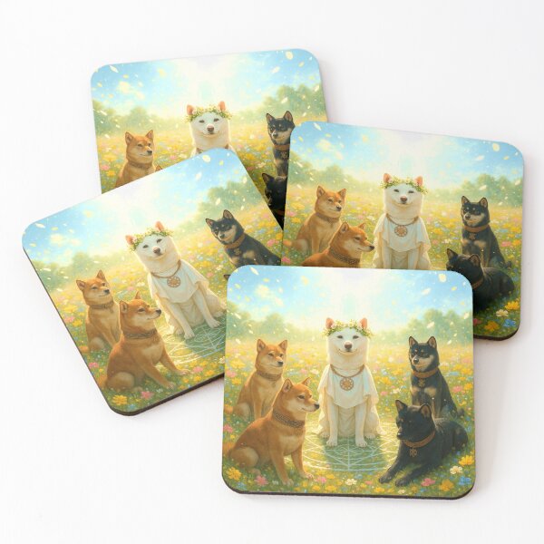 Item preview, Sacred Shiba Circle – Ceremony of Light designed and sold by SUNAGIMO9999.