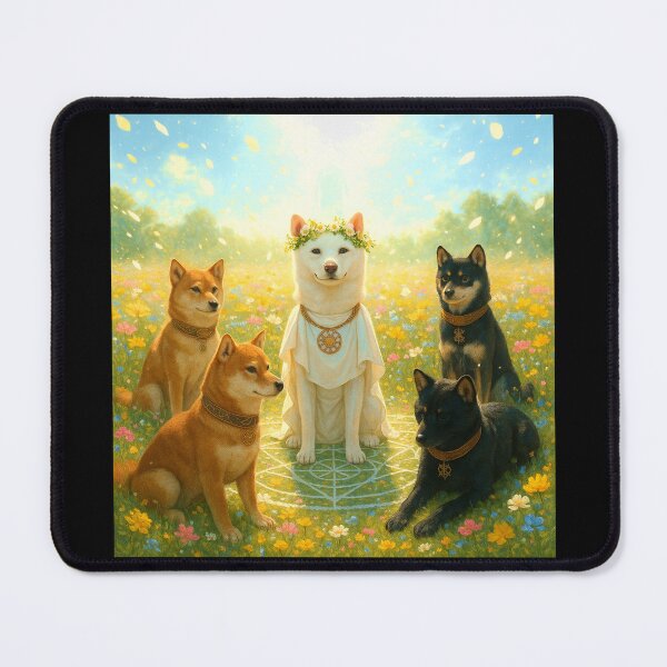 Item preview, Sacred Shiba Circle – Ceremony of Light designed and sold by SUNAGIMO9999.
