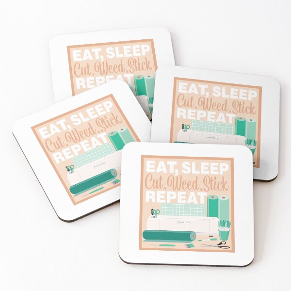 Item preview, Eat Sleep Repeat Home Cutter - Cutting Machine - GREEN designed and sold by StellarFX.