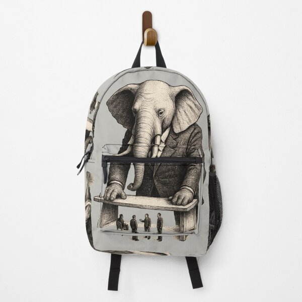 Item preview, Elephant in Charge – Surreal Political Power Animal Illustration designed and sold by Shoot-The-Moon.