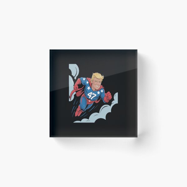 Item preview, Donald Trump Sticker, Superhero Trump Die-Cut designed and sold by splindoershop.